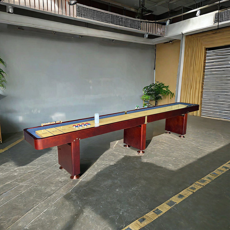 Table de jeu de palets classique de luxe de 14 pieds La table de jeu de palets 14 pi The Drift Architect