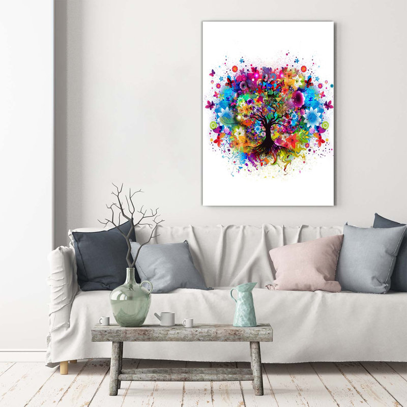 Abstract Tree - Wrapped Canvas Print