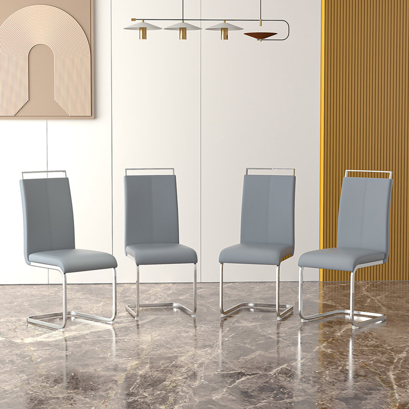 Lisco Upholstered Dining Chair, Grey