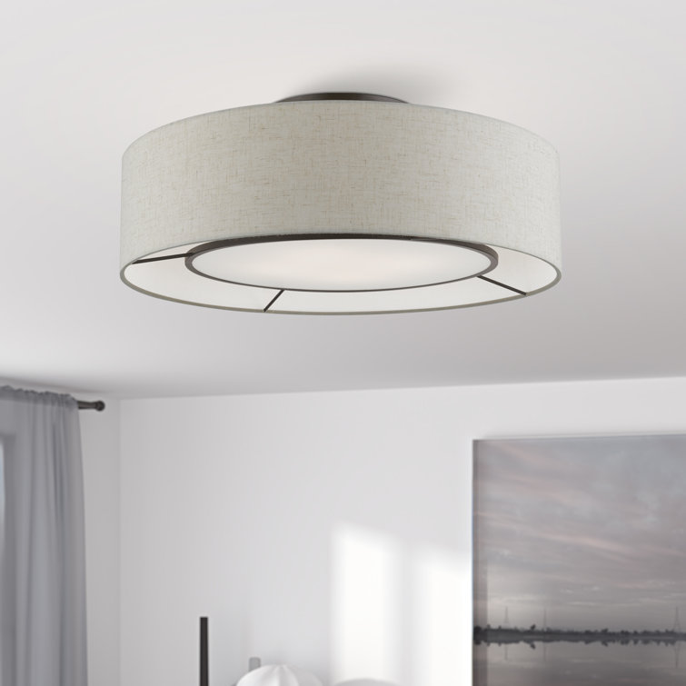 Atef Aprilann 4-Light Semi Flush Mount