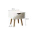 Kennedy 1 Drawer Bedside Storage Table-756400172