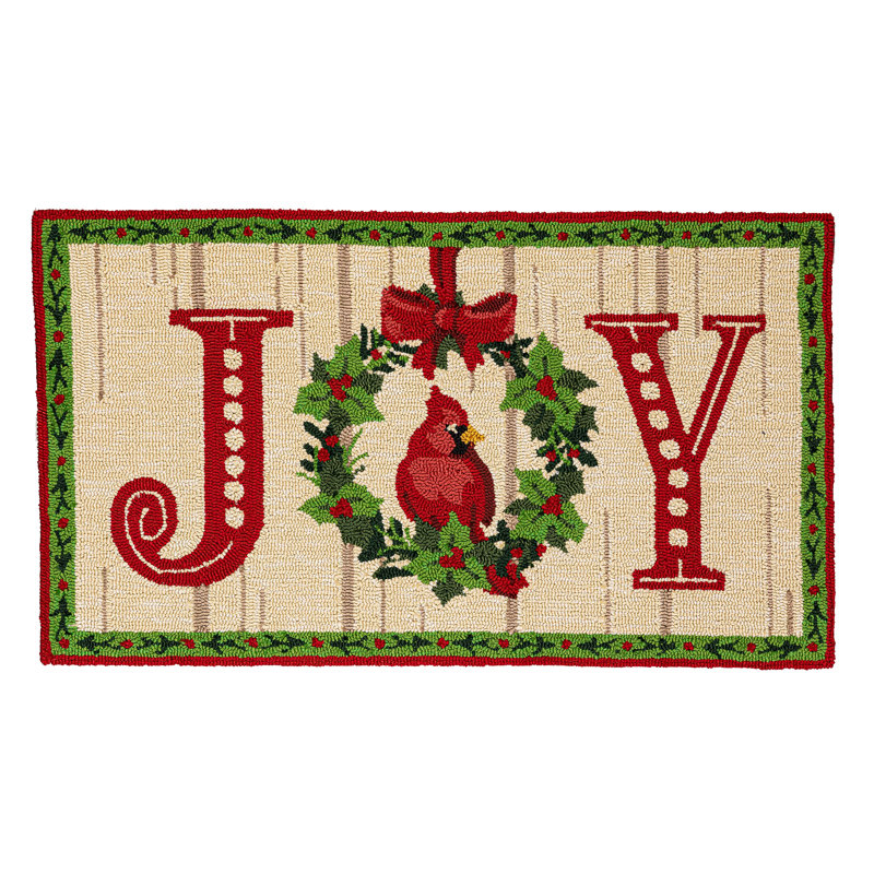 Tapis intérieur / extérieur en polypropylène, Cardinal Joy, 24 po x 42 po