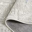 Tapis gris en polypropylène tissé à la machine Stilianos-35072671