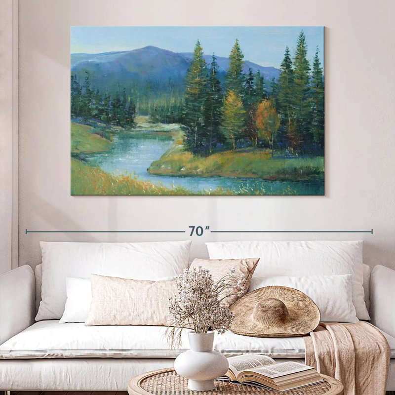 Alvord Trout Stream II, 34" H x 51" W
