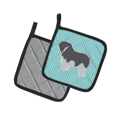 Caroline's Treasures Polish Lowland Sheepdog Polyester Potholder