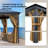 Patio Hardtop Double-Roofed Metal Patio Gazebo Multiple Sizes-111705240-111705237