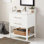 30" Robertson Single Bathroom Vanity Set with Rectangular Undermount Sink