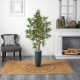 60'' Faux Bamboo Tree in Ceramic Planter