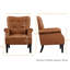 Faux Leather Armchair