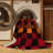 Machine Washable Checkered Brown Area Rug-219537211