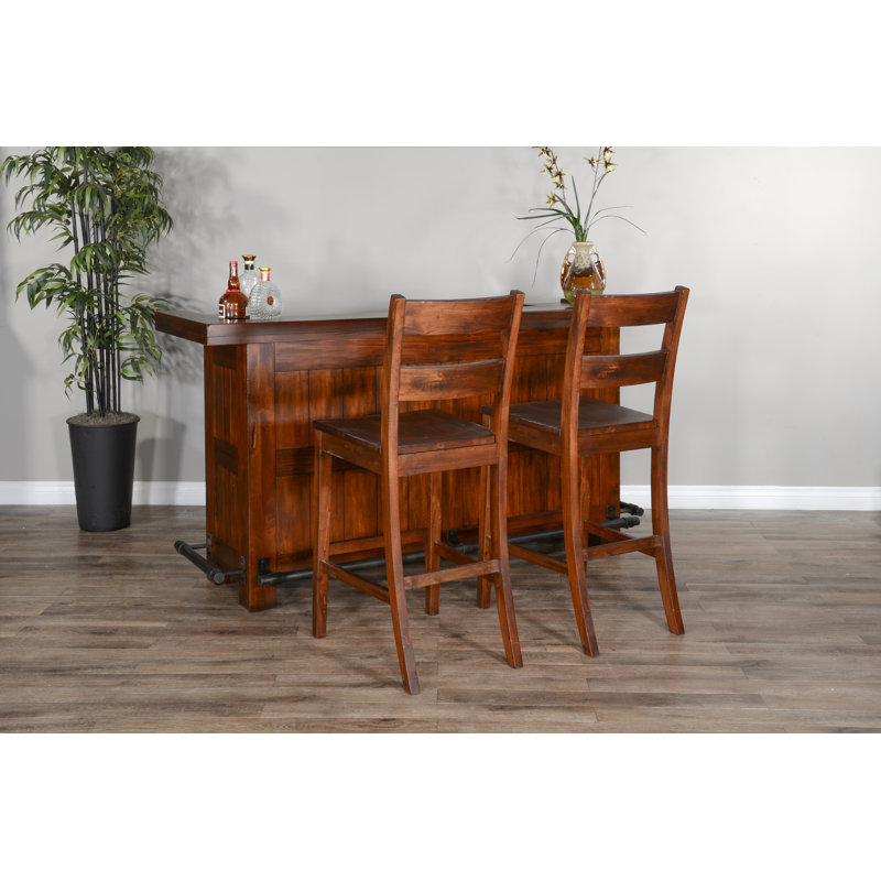 Hardin 78'' Home Bar, Walnut