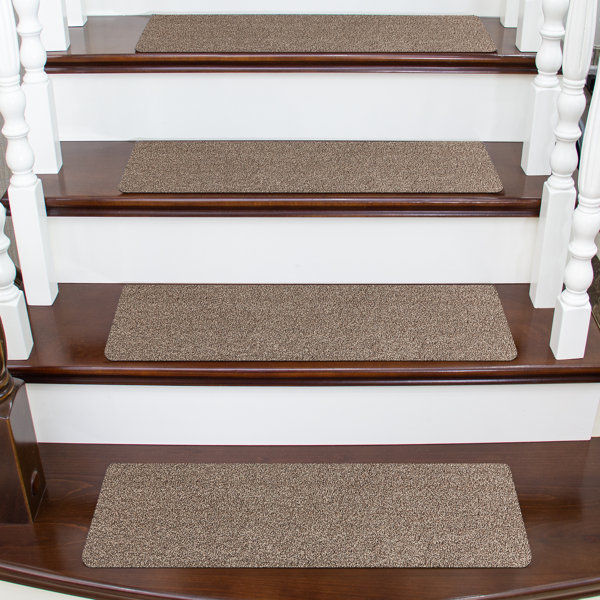 VEVOR Stair Treads Stairs Carpet Non Slip 9 x 28 Indoor Stair Runner for Wooden Steps Anti Slip Carpet Soft Edging Stair Rugs Mats for Kids Elders