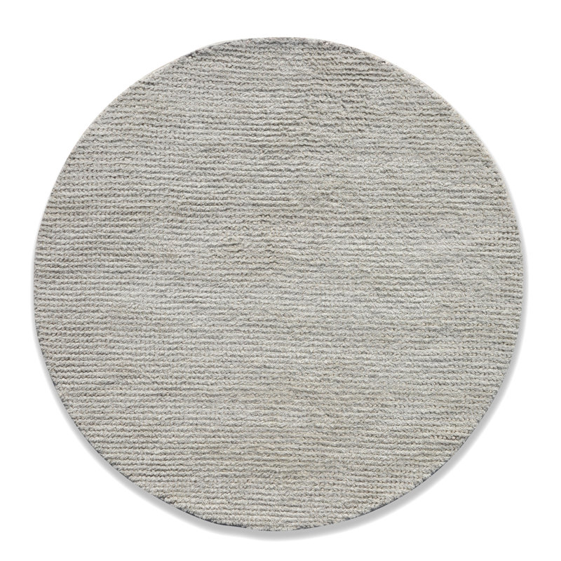 Bubble Moroccan Handmade Medium Pile Weave Ivory Colored Wool Area Rug By Tufty Home, Runner 2'3" x 11'