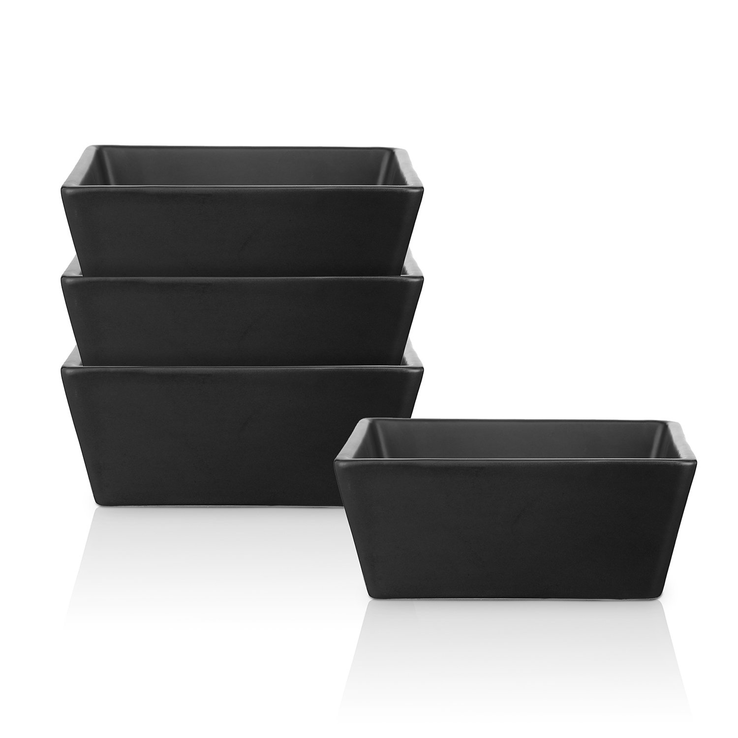 Grace Stoneware Cereal Bowl, Black