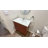 30'' Mid-Century Modern Single Bathroom Vanity Set With Sink Top, Soft-Close Doors-750691462