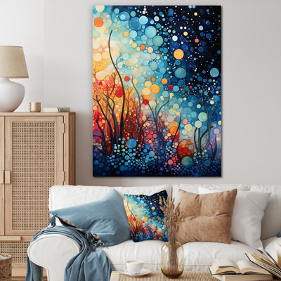 «Colorful Ink River Microscopic Fantasia 5 - Abstract Shapes», art mural
