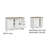 Hokku Designs Compact Garage and Utility Room Storage Set 78 Inch Base Cabinet with 3 Drawers and 4 Doors Utility Bench Wooden Organization Unit - White
