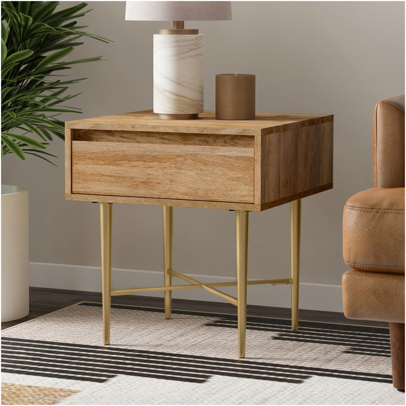 Table de bout avec tiroir Fallon