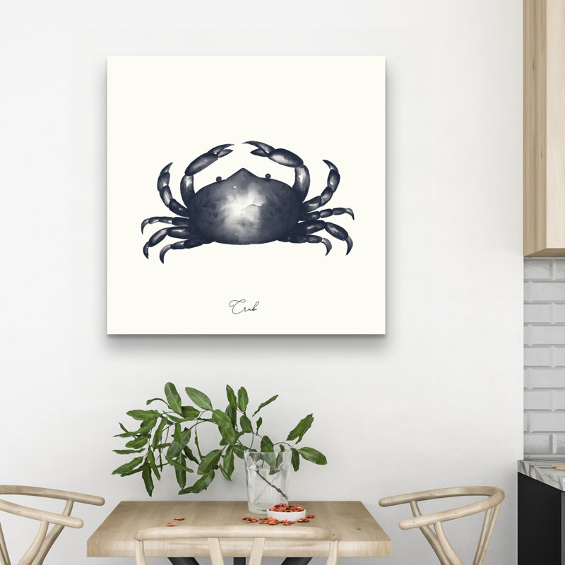 crab - 32"x32" art on canvas