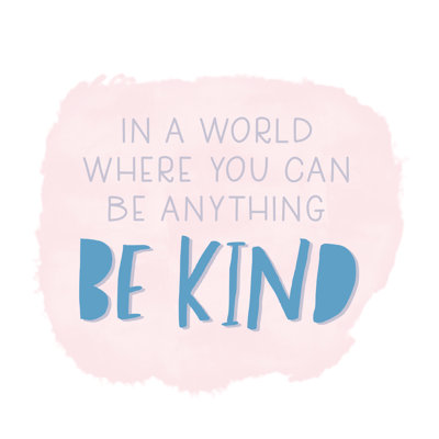 Be Kind - Wrapped Canvas Print