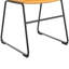 Chaise d'appoint rembourrée en similicuir-1862001558