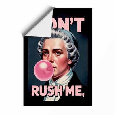 Don't Rush Me Typography - Framed Print