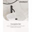  Robinet de lavabo vasque H 12 "avec bonde escamotable Angelsey-115657354