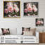Reproduction d'art sur toile, pivoines roses, nature morte II-2136623315-2136623275
