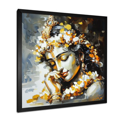 Vishnu, le conservateur, l'hindouisme I - art mural de l'hindouisme, salon