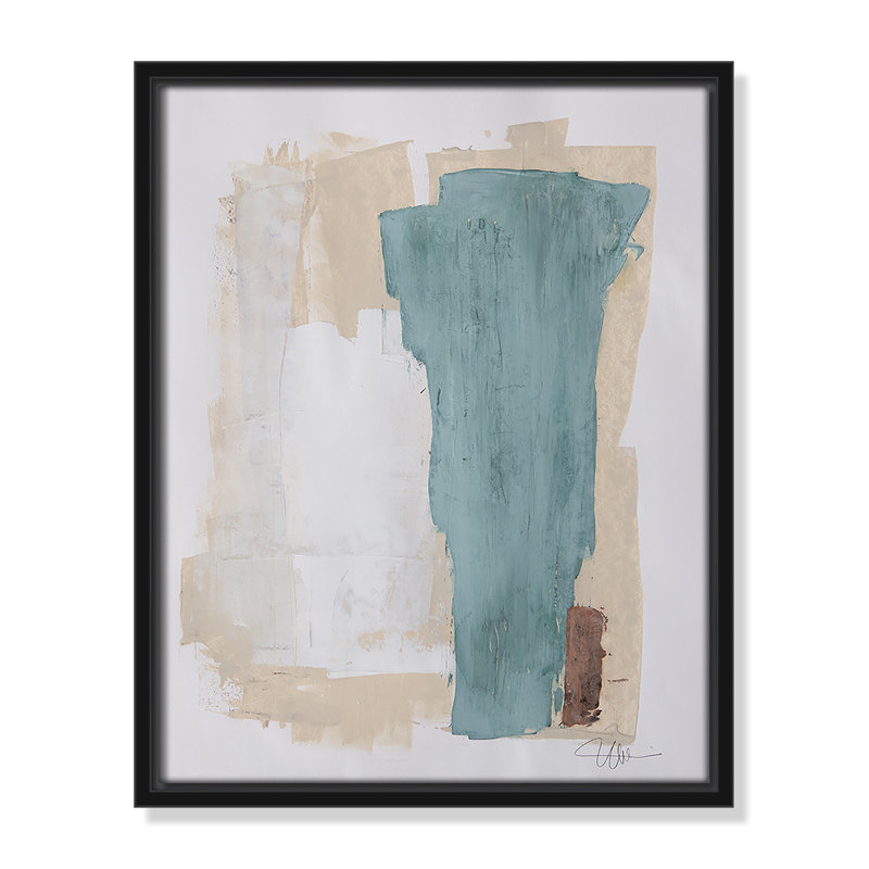 Together We Work-II by Filippo Ioco, Black Framed, 15.5" H x 12.5" W x 2" D