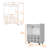 Kitchen Cart, 8-Bottle Rack Bar Cart