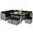 9 - Person Patio Conversation Set with Cushions-1473695848