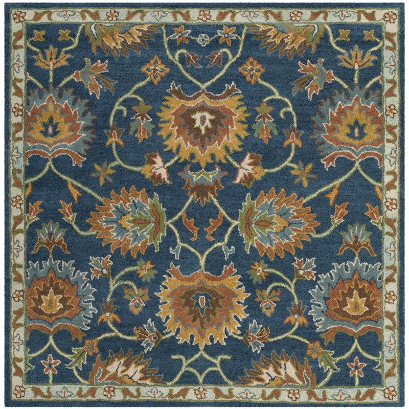 Cranmore Hand Tufted Wool Oriental Rug, Square 6'