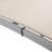 Cand 77.5" Long Metal Reclining Armless Single Chaise Lounge with PVC-coated polyester Sling Seat and Wheels-1661271995-1661271997