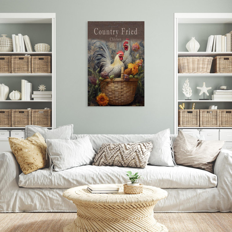«Carmah Country Fried Chicken», impression sur toile, H 36 po x l 24 po x P 1,25 po