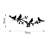 Elegant Decorative Metal Wall Accessory, Black, 27.6 x 10.2 inches | 100% Metal, Thickness: 0.06 inches | Lightweight at 1.6 lbs | Easy Wall Mounting with Backing Piece | Perfect for Modern Home Decor