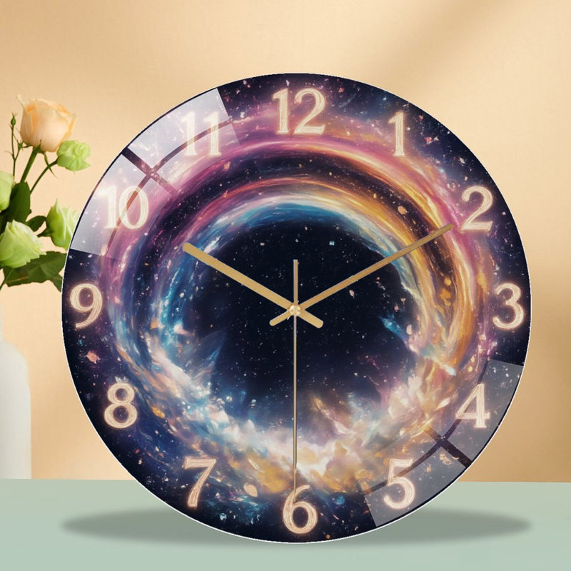 Horloge murale cosmique horloge murale 12 po