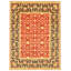 High-Quality Hand-Knotted Red And Black Area Rug