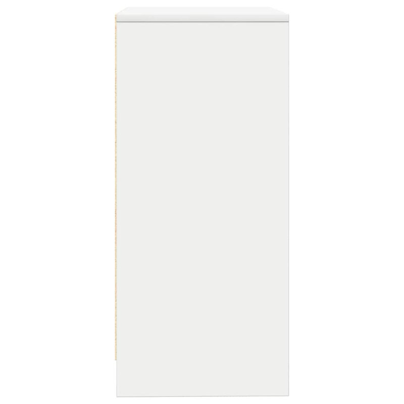 Sideboard 57X34x76 Cm Engineered Wood, White