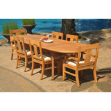 Osborne Outdoor 11 - Piece Teak Dining Set