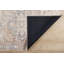 Tapis traditionnel beige / brun / bleu lavable à la machine-668039330
