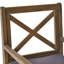 Chaise avec 2 coussins Perla