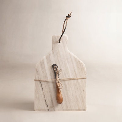 Millings Marble Cheese Board with Canape Knife