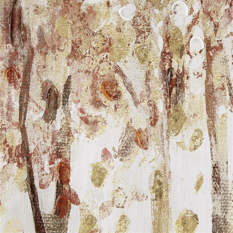Autumn Forest Hand-Textured Canvas Art Set of 3