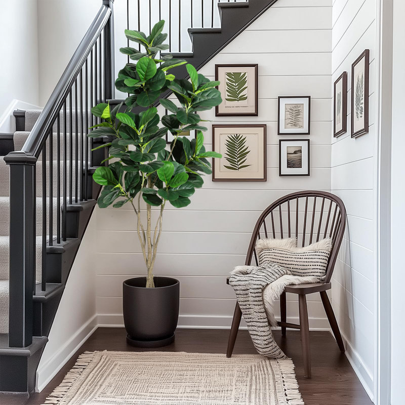 Arbre artificiel, figuier figuier, ficus de 6 pi de hauteur artificiel pour la décoration intérieure