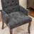 22" W Upholstered Tufted Dining Chairs with Solid Wood Legs-1972399772