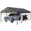 12 Ft. W X 20 Ft. D Heavy Duty Carport With Galvanized Steel Roof-120831905