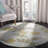 Candelo Hand Tufted Wool/Viscose Floral Rug in Light Blue/Ivory/Green-1450886953