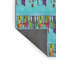 Tapis bleu/vert à motifs-1603461649