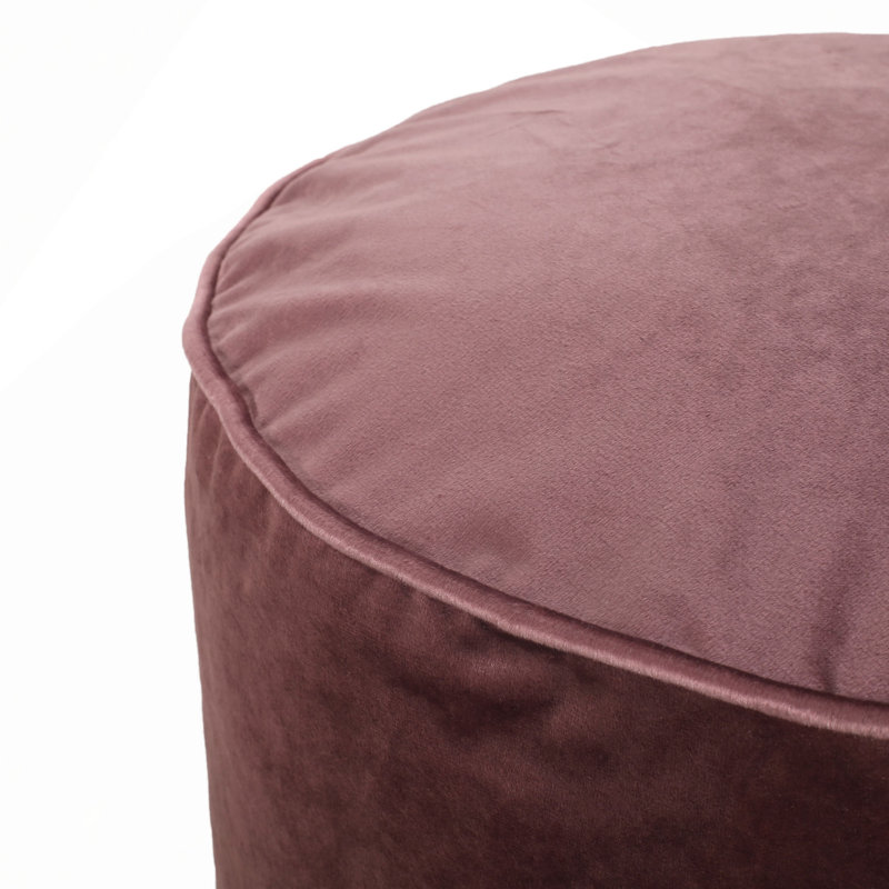 Shimon Cylinder Pouf, Pink
